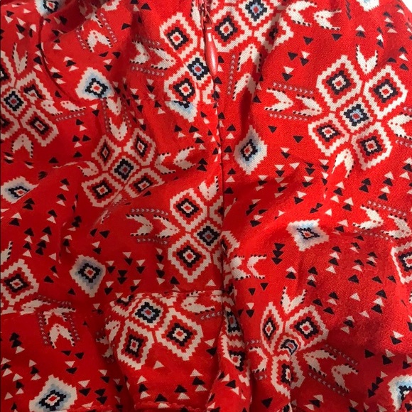 *FOREVER 21* Red patterned mini dress! - Picture 6 of 7